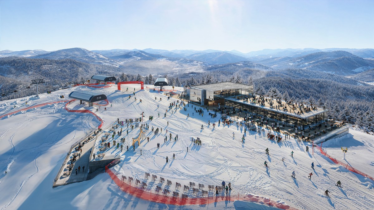 Auf dem Gipfel des Vysokyi Verkh entsteht ein Mountain Centre — 1,5 Mrd. US-Dollar Investitionen und bis zu 1 Mio. Touristen pro Jahr