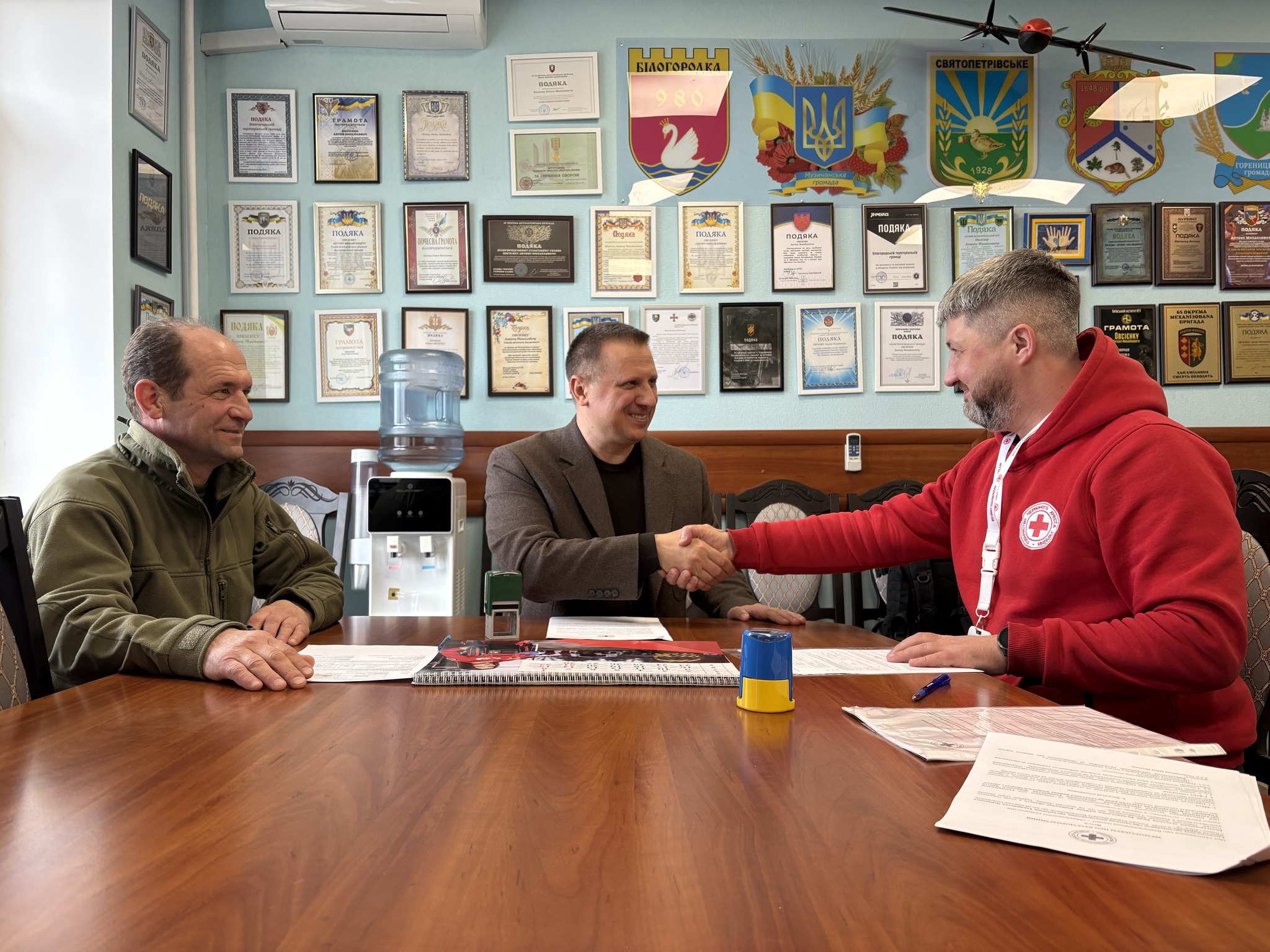Bilohorodska community and the Red Cross: from first aid after a drone strike to official partnership