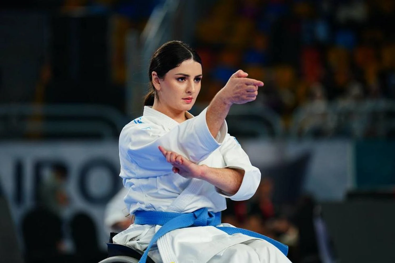 Karina Ayrapetian takes silver at the World Para-Karate Championships in Cairo