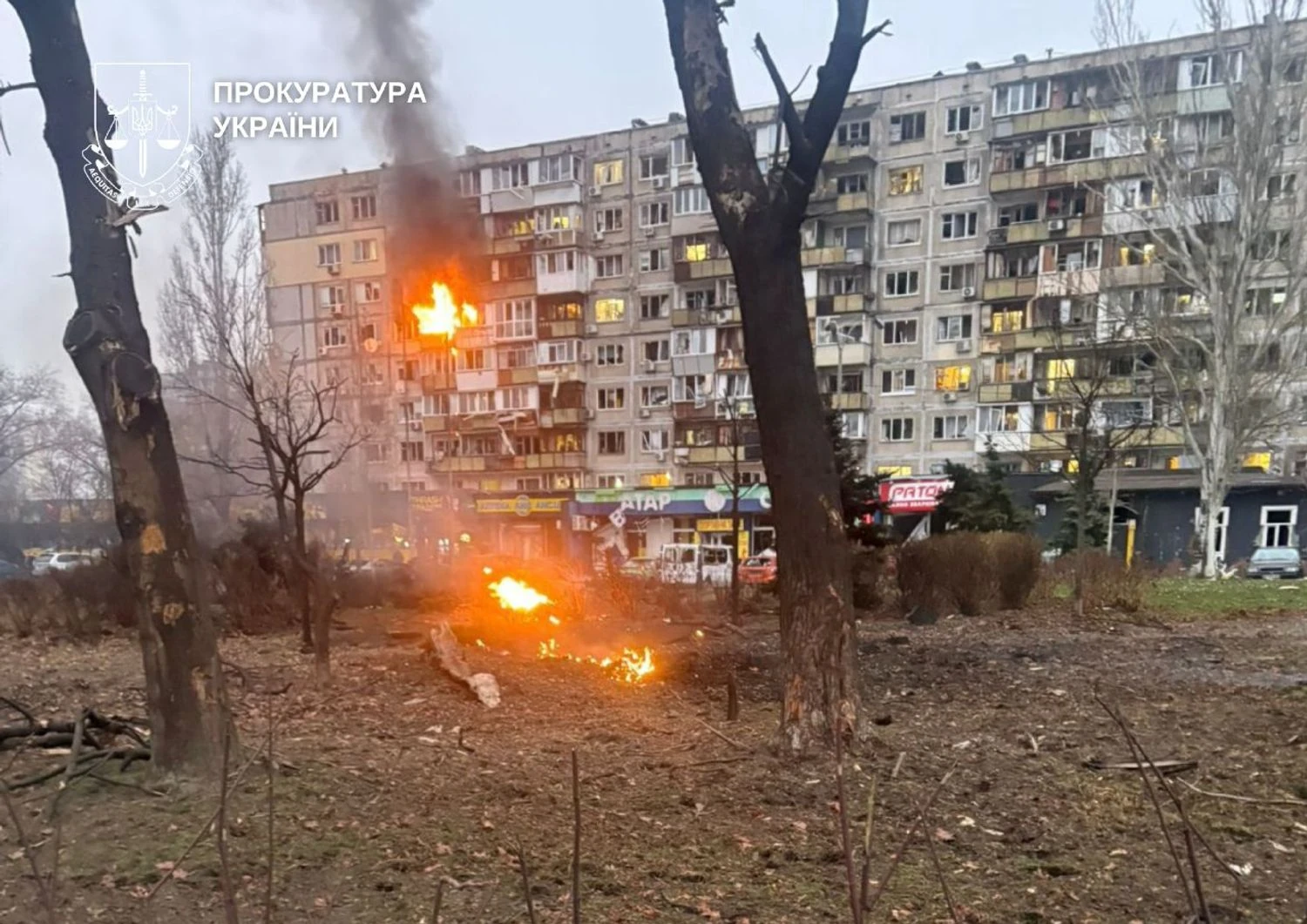 À Kyiv, après une attaque nocturne menée par la Russie, le nombre de blessés est passé à 29