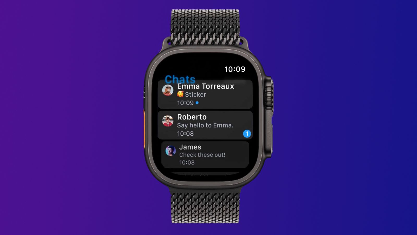 Telegram revient sur Apple Watch après 10 ans — cette fois avec connexion par code QR au lieu de mot de passe