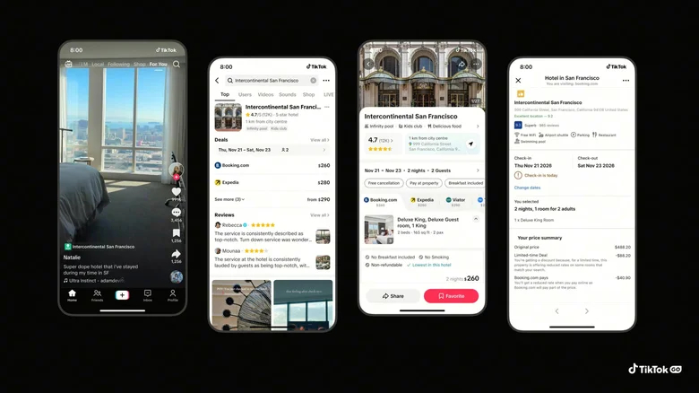 TikTok weiß, wohin Sie reisen möchten — und verkauft Ihnen jetzt ein Ticket dorthin