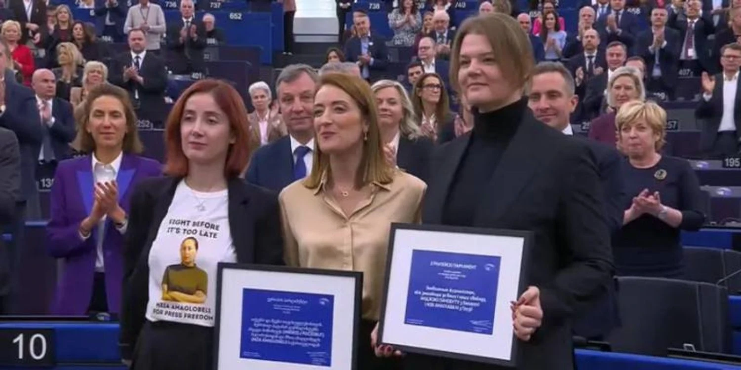Sacharow-Preis: Europaparlament zeichnet inhaftierte Journalistinnen und Journalisten aus Belarus und Georgien aus – Test europäischer Solidarität