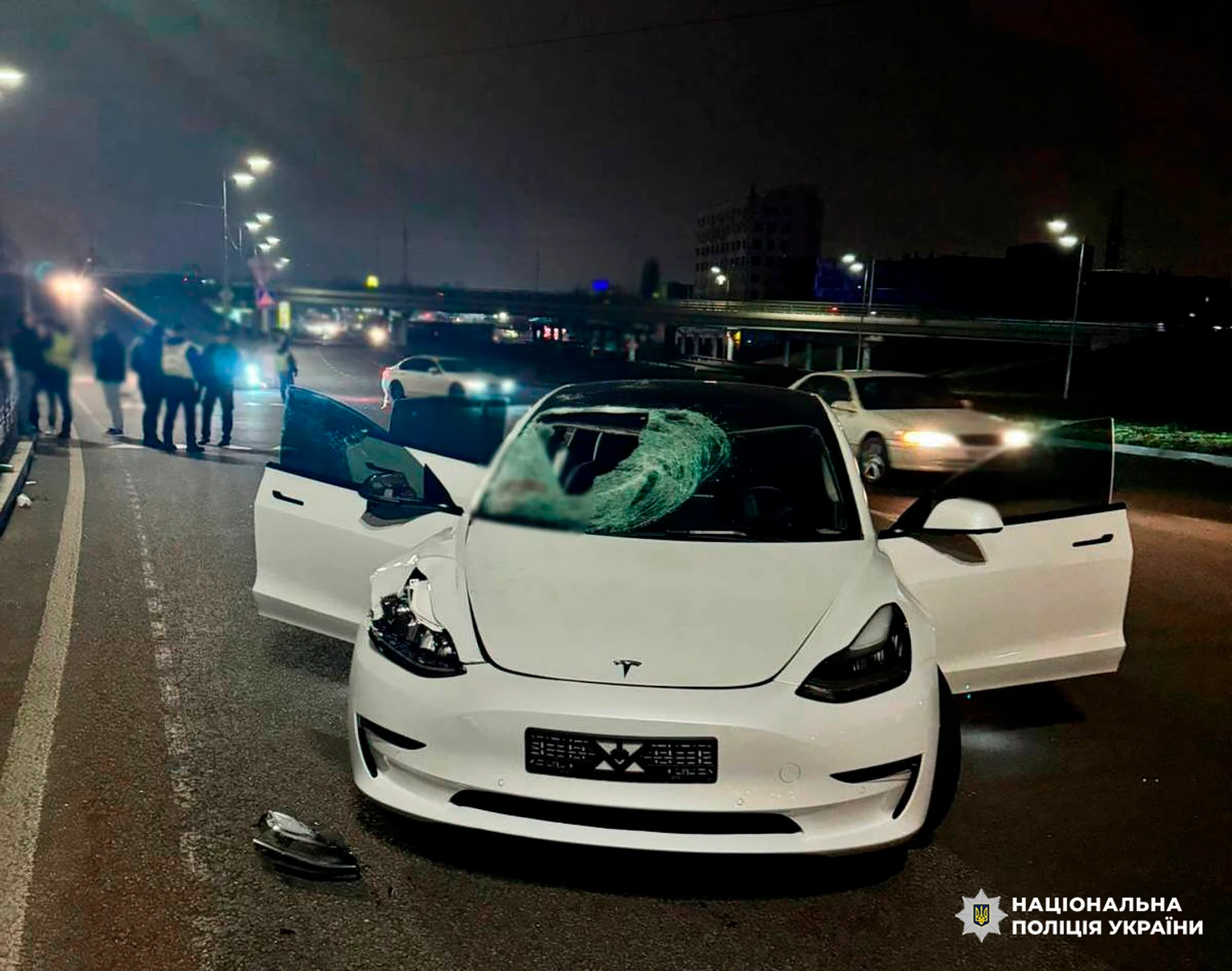 Drunk Tesla driver kills 13-year-old girl at crosswalk in Kyiv