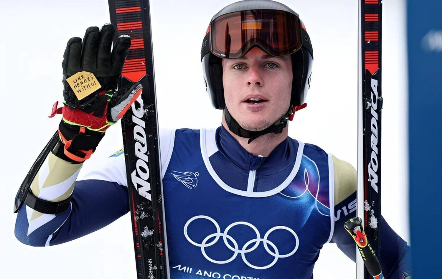 Glove Instead of a Helmet: Debutant Shepyuk Supported Heraskevych at the 2026 Games