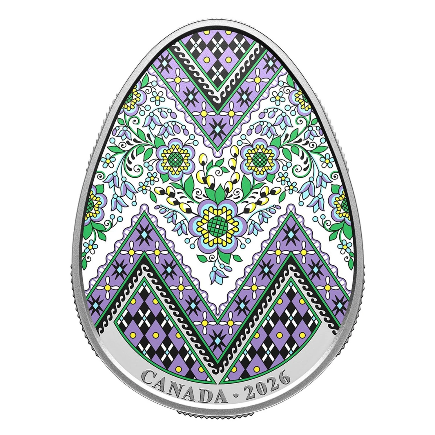 Canada issues silver "pysanka": a symbol of solidarity and cultural diplomacy